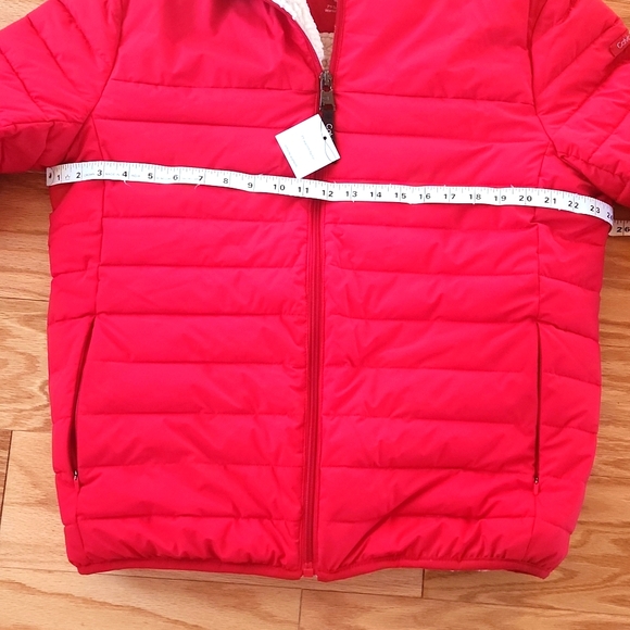 Calvin Klein Infinite stretch water resistant jacket Red Medium NWT - Picture 12 of 17